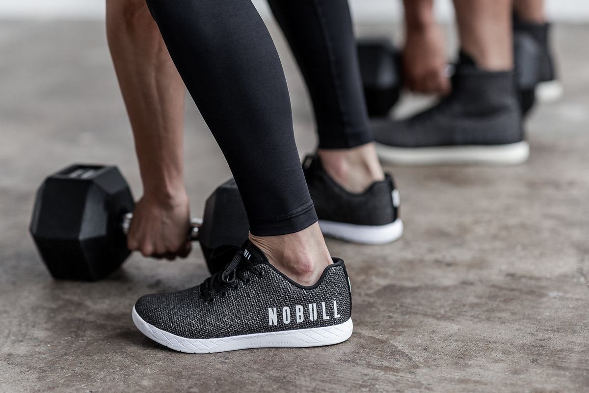 Nobull Superfabric Women's Trainers Black | Australia (CM6043)